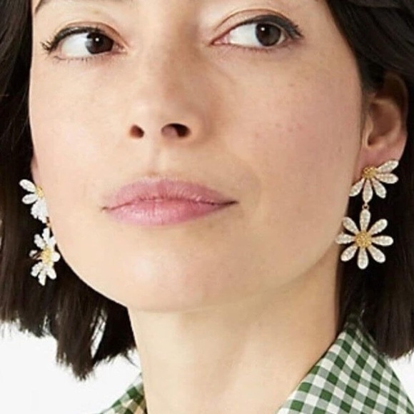 KATE SPADE NEW YORK ♠️ DAZZLING DAISY DROP EARRINGS - Picture 4 of 5